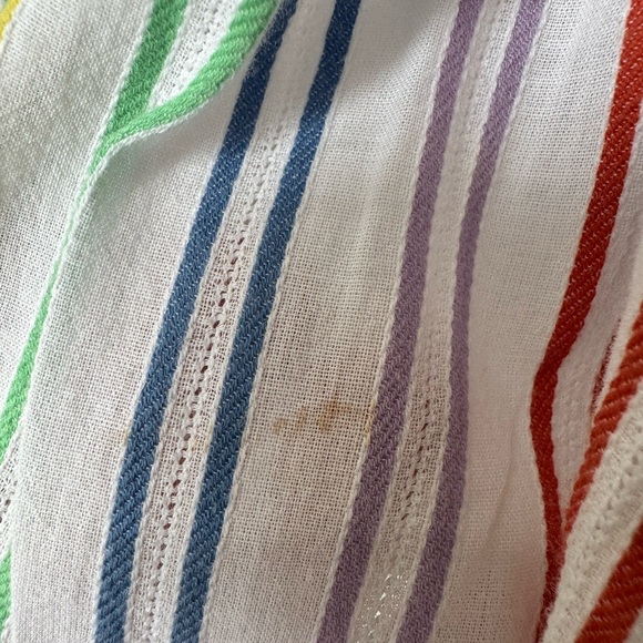 Baby Boden Multicolor Rainbow Stripe Pinafore Dress 18-24m - Picture 8 of 8